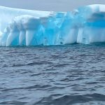 Stunning iceberg views from the deck of our boat